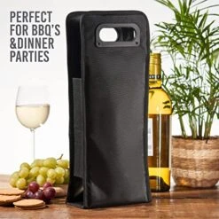 Ooler Bag, Wine Carrier And Freezable Wine Bag. A Perfect Wine Accessory Or Wine Gift. Black 16 Ooler Bag, Wine Carrier And Freezable Wine Bag. A Perfect Wine Accessory Or Wine Gift. Black -KitchenAid Shop 51ggYuFTZ2L