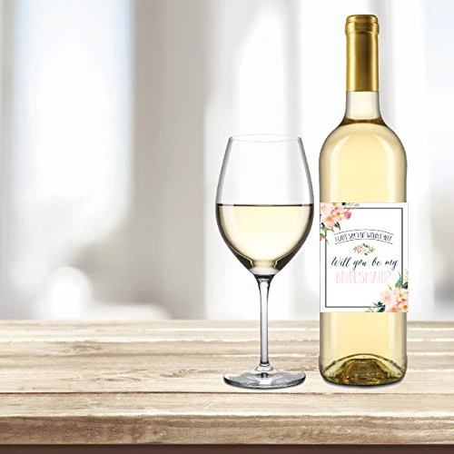 Will You Be My Bridesmaid Stickers Or Wine Bottle Labels Bridal Party Maid Of Honor Proposal Ideas, Ask Your Bridesmaids To Be In Wedding Gifts, Gold White & Navy I Can't Say I Do Without You 5 Will You Be My Bridesmaid Stickers Or Wine Bottle Labels Bridal Party Maid Of Honor Proposal Ideas, Ask Your Bridesmaids To Be In Wedding Gifts, Gold White & Navy I Can't Say I Do Without You - Image 3