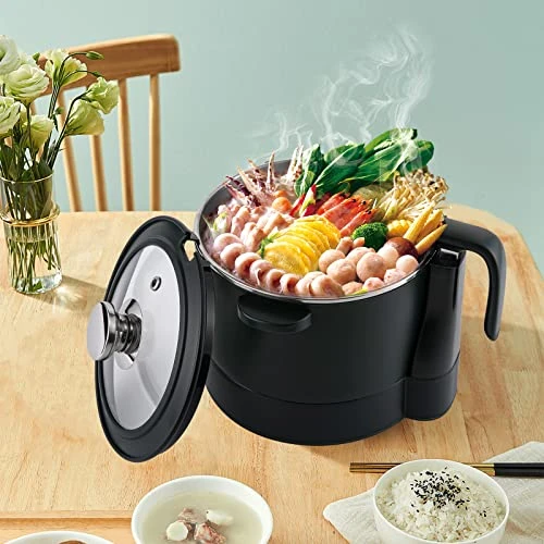 3L Electric Hot Pot Smart Lifting Electric Steamer Multifunction Electric Shabu Shabu 1500W Stainless Steel Pot Electric Cooker Steamer For Home Office Kitchen Dorm Cooking (Green) 3 3L Electric Hot Pot Smart Lifting Electric Steamer Multifunction Electric Shabu Shabu 1500W Stainless Steel Pot Electric Cooker Steamer For Home Office Kitchen Dorm Cooking (Green)