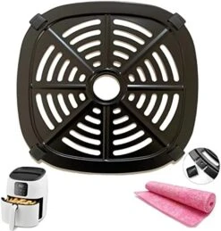 Air Fryer Crisper Plate For Instants Vortex Plus Gourmia GAF680/685 6QT Air Fryers, Premium Nonstick Air Fryer Grill Pan Tray Grate Grid Insert For Instants 5.7QT/6QT Air Fryer, Dishwasher Safe -KitchenAid Shop 51gp2IOgFKL. AC