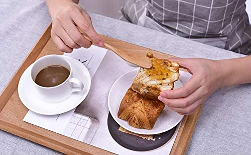 Wooden Butter Knife Cheese Spreader 6.5", Set Of 6, Restaurant Grade 5 Wooden Butter Knife Cheese Spreader 6.5", Set Of 6, Restaurant Grade - Image 3