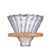 Glass Coffee Dripper/Filter - Glass Pour Over Coffee Cone With Bamboo Stand, Drip Coffee Maker Funnel Accessories For Home Or Office, 1-4 Cups -KitchenAid Shop 51gy2dicL5L