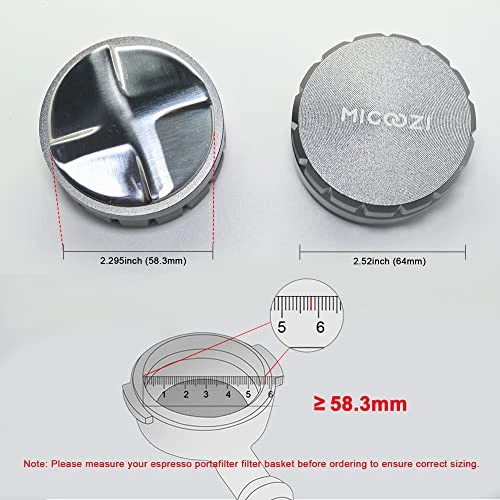 MIGOOZI 58.3mm Espresso Coffee Distributor, Adjustable Height Stainless Steel Coffee Leveler Distributor Tool Accessories Fits For 58mm Espresso Portafilter 4 MIGOOZI 58.3mm Espresso Coffee Distributor, Adjustable Height Stainless Steel Coffee Leveler Distributor Tool Accessories Fits For 58mm Espresso Portafilter - Image 2