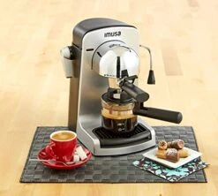 USA GAU-18215 4 Cup Bistro Electric Espresso/Cappuccino Maker With Carafe, Silver -KitchenAid Shop 51gzfHk7O5L