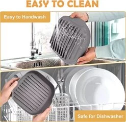 2 Pcs Air Fryer Silicone Pot Square, Bkbkday 8 Inch Silicone Air Fryer Liners Basket Food Safe Reusable For 5 QT Or Bigger Pot With Heat-proof Silicone Mitts Gloves -KitchenAid Shop 51h6Tie4DTL