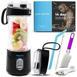 Ortable Blender, Personal Size Blender For Shakes And Smoothies, Fruit Smoothie Blender, Milkshake – Juicer Mini Blender 4000 MAh USB Rechargeable With 6 Blades, Handheld Use In Sports, Travel, Gym