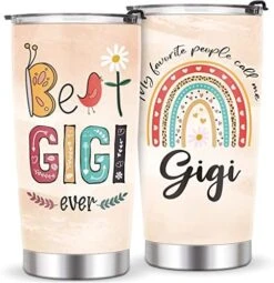 Best Gigi Ever-Grandma Gifts From Granddaughter Grandson Mothers Day Birthday Christmas Gifts For New Grandma,Nana,Mimi,Soon To Be Gigi,Stainless Steel Insulated Grandmother Mug Cup 20Ounce Multicolor -KitchenAid Shop 51hIc8o5k2L. AC