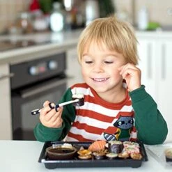 Training Chopsticks For Kids And Beginners, 3 Pairs Chopstick Set With Attachable Learning Chopstick Helper -KitchenAid Shop 51hUHEDCcPL