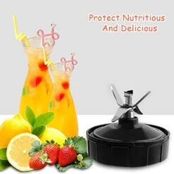 [ New Model] 7-Fins Replacement Blender Blade For Ninja Accessories, Only Compatible With Nutri Ninja Foodi Power Blender SS300, SS300C, SS351, SS351C, SS351TGT, CO351B, SS100, SS101, SS101C, SS101TGT -KitchenAid Shop 51hfrRdAVdL