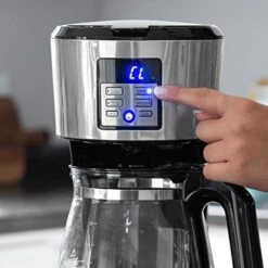Black & Decker 12-Cup Programmable Coffee Maker, Stainless -KitchenAid Shop 51hn44TvyDL