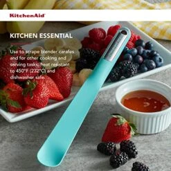 KitchenAid Classic Blender Spatula, 12-3/4 Inches, Aqua Sky -KitchenAid Shop 51i8QFILbEL