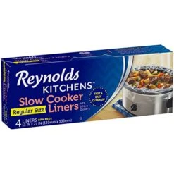 Reynolds Wrap Slow Cooker Liners 13" X 21" Round And Oval Boxed