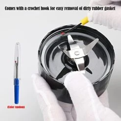 Cross Blade Blender Replacement Parts With Base Gear &Blade Gear Rubber Gaskets Replacement Parts Compatible With 250W Magic Bullet MB1001 Series Blender（10 Pieces) -KitchenAid Shop 51iUAUWFwRL