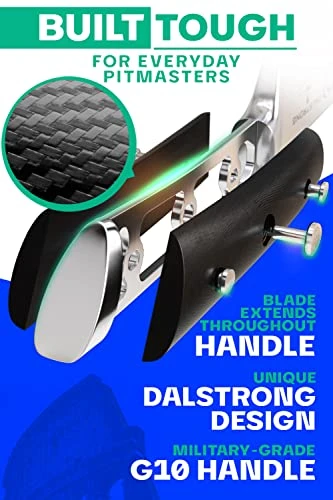 Chef & Cleaver Hybrid Knife - 12" Extra-Large - The 'Crixus - Gladiator Series Elite - German HC Steel - G10 Handle - Razor Sharp Kitchen Knife - W/Sheath - NSF Certified 4 Chef & Cleaver Hybrid Knife - 12" Extra-Large - The 'Crixus - Gladiator Series Elite - German HC Steel - G10 Handle - Razor Sharp Kitchen Knife - W/Sheath - NSF Certified - Image 2