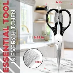 Kitchen Scissors Come-apart Kitchen Shears Heavy-duty Cooking Scissors Multipurpose For Cutting Chicken Meat Poultry Vegetables Herbs Turkey Spatchcock -KitchenAid Shop 51iw5RasFIL