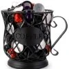 Yesland Coffee Pod Holder, Black Metal Wire Mug Kup Keeper/Coffee Pod Storage, Perfect K Cup Holders And Carousel Holder For Counter Coffee Bar