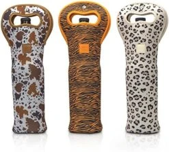 Wine Tote Carrier Bag With Magnetic Handle Clasp From Made Easy Kit Neoprene Champagne Bottle Protective Travel Or Gift Bag - Set Of 3 (Floral Patterns) -KitchenAid Shop 51j7IMxhE4L. AC