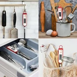 Instant Read Meat Thermometer Digital Food Thermometer Cooking Thermometer Instant Read Meat Thermometer Candy Thermometer With ℉/℃ Switch For Food Meat Grill BBQ Milk By DWEPTU -KitchenAid Shop 51jGIkdodIL