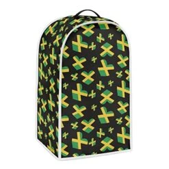 Gomyblomy Jamaica Flag Kitchen Mixer Dust Cover With Handle, Flag Themed Mixer Cover For Stand Mixer Or Coffee Machine, Kitchen Appliance Decoration