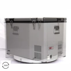 FM-65G 65 Quart Portable Refrigerator And Deep, AC 110V/ DC 12V, Real Chest Freezer For Car, Home, Camping, And RV With-8°F To 50°F Temperature Range, Gray, One Size -KitchenAid Shop 51jQMYARA2L