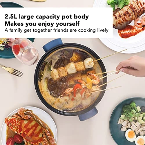 Multifunctional Electric Cooker, Single Layer 800W 3 Speed Control Electric Pot Cooker For Dorm(#1) 4 Multifunctional Electric Cooker, Single Layer 800W 3 Speed Control Electric Pot Cooker For Dorm(#1) - Image 2
