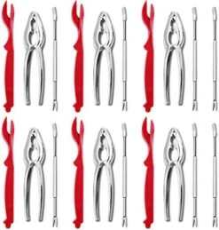 Artcome Seafood Tools Set - 2 Crab Crackers, 2 Lobster Shellers, 2 Seafood Forks, 2 Wide Crab Forks, 1 Seafood Scissors And 1 Storage Bag 15 Artcome Seafood Tools Set - 2 Crab Crackers, 2 Lobster Shellers, 2 Seafood Forks, 2 Wide Crab Forks, 1 Seafood Scissors And 1 Storage Bag -KitchenAid Shop 51jfRkyxyWL. AC