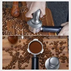 MORILS Espresso Tamper 51mm, Constant 30lb Coffee Tamper With Calibrated Spring Loaded, Stainless Steel Base Hand Coffee Tamper Fits For All 51mm 52mm Portafilters