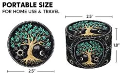 Grinder, 2.5 Inch Tree Of Life Sun Moon Galaxy Grinder (Black & Green) -KitchenAid Shop 51jgpQvM6LL