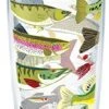 Tervis Freshwater Fish And Lures Tumbler With Wrap And Hunter Green Lid 16oz, Clear -KitchenAid Shop 51jqqbRbBSL