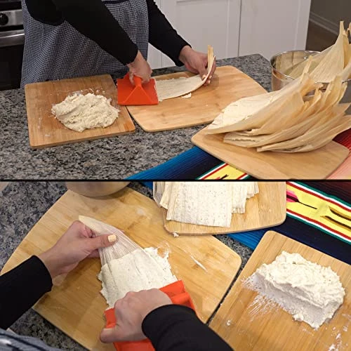 Tamales Masa Spreader | 2 Pcs Pack, Improved Grip Design | Masa Spreader For Tamales | Easy To Use Tool For Making Tamales | Tamale Spreader Tool | New, Improved Easy Grip Horizontal Design | Anapoliz 7 Tamales Masa Spreader | 2 Pcs Pack, Improved Grip Design | Masa Spreader For Tamales | Easy To Use Tool For Making Tamales | Tamale Spreader Tool | New, Improved Easy Grip Horizontal Design | Anapoliz - Image 5