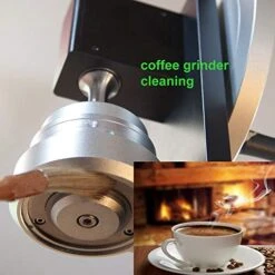 Coffee Grinder Cleaning Brush + Coffee Brush Wood Handle & Natural Bristles Pastry Brush -KitchenAid Shop 51k3sLqScbL