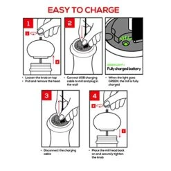 Peugeot Paris Electrique Electric Pepper Mill, 34cm/13.5in, Chocolate 10 Peugeot Paris Electrique Electric Pepper Mill, 34cm/13.5in, Chocolate -KitchenAid Shop 51k9TkhOS3L