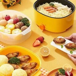 Lectric Steamer Multi-function Household Egg Steamer Large-capacity Steamed Bun Machine Automatic Power-off Cooking -KitchenAid Shop 51kFalzGQmL