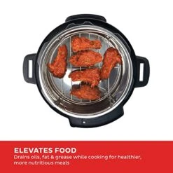 Instant Pot Stainless Steel Official Wire Roasting Rack, Compatible With 6-quart And 8-quart Cookers 9 Instant Pot Stainless Steel Official Wire Roasting Rack, Compatible With 6-quart And 8-quart Cookers -KitchenAid Shop 51kGF0w3XHL