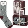 By Kathy Set Gift Socks, Cats & Wine 1 By Kathy Set Gift Socks, Cats & Wine -KitchenAid Shop 51kVVJ3nSlL