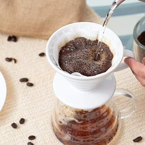 Pour Over Coffee Dripper - Ceramic Slow Brewing Accessories For Home, Cafe, Restaurants - Easy Manual Brew Maker Gift - Strong Flavor Brewer - V02 Paper Cone Filters - Pink, 2 Cup 8 Pour Over Coffee Dripper - Ceramic Slow Brewing Accessories For Home, Cafe, Restaurants - Easy Manual Brew Maker Gift - Strong Flavor Brewer - V02 Paper Cone Filters - Pink, 2 Cup - Image 6