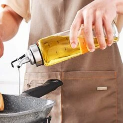 Fire 17Oz Oil And Vinegar Dispenser Set Cruets Glass Lead-Free Glass Bottle With Degree Scale For Kitchen Cooking, 2pcs 15 Fire 17Oz Oil And Vinegar Dispenser Set Cruets Glass Lead-Free Glass Bottle With Degree Scale For Kitchen Cooking, 2pcs -KitchenAid Shop 51kjuO3nauL