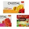 Celestial Seasonings® Ffeine Free Herbal Zinger Teas 3 Flavor Variety Bundle, (1) Each: Lemon, Raspberry, Red (20 Count)