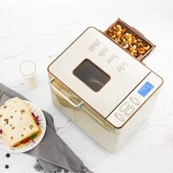Bread Machine Household Fully Automatic Multifunction Cake Machine Intelligent Toast Floss Breakfast Machine Dough Mixer 10 Bread Machine Household Fully Automatic Multifunction Cake Machine Intelligent Toast Floss Breakfast Machine Dough Mixer -KitchenAid Shop 51l5VFbzKHL
