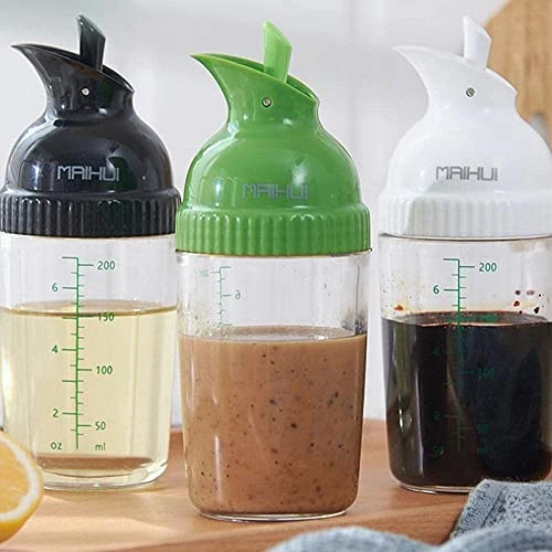 SHAPERME Salad Dressing Dispenser Leak-Proof Container For Squeezes Mini Brush Dispenser V9s9 Catchup Oil Bottles 4 SHAPERME Salad Dressing Dispenser Leak-Proof Container For Squeezes Mini Brush Dispenser V9s9 Catchup Oil Bottles - Image 2