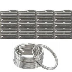 20 US Shelby Co. Can Openers 10 P-51 & 10 P-38 & 10 Key Rings Made In USA!