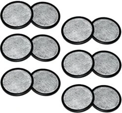 12-Pack Of Mr. Coffee Compatible Water Filter Discs - Fit Mr Coffee Compatible Filters - Replacement Charcoal Water Filter Discs For Mr Coffee Coffee Brewers