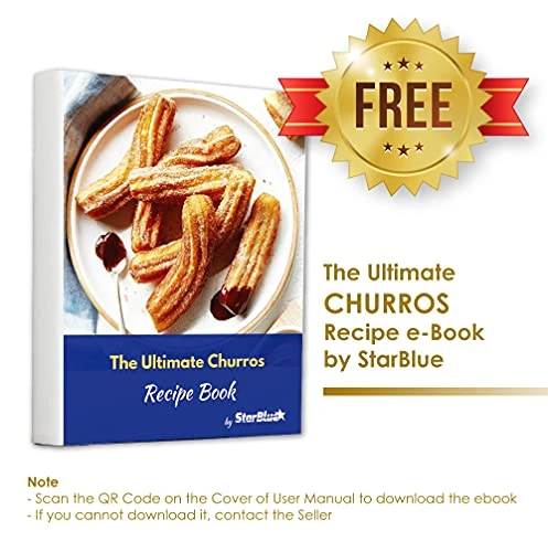 Churro Maker By StarBlue With FREE Recipe E-Book - Cook Healthy And Oil-free Churros In Just Minutes 110-120V 60Hz 750W (Model: SB-SW903) 6 Churro Maker By StarBlue With FREE Recipe E-Book - Cook Healthy And Oil-free Churros In Just Minutes 110-120V 60Hz 750W (Model: SB-SW903) - Image 4