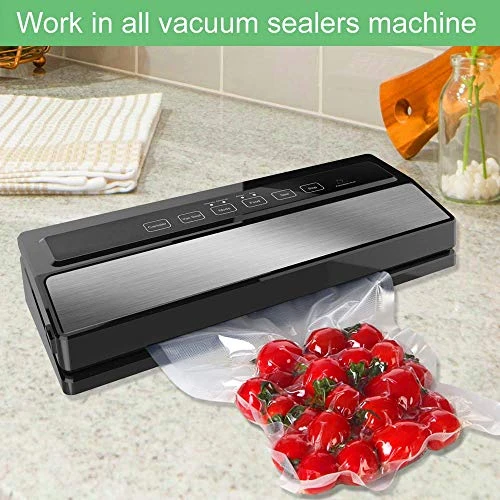 200 Quart Size 8" X 12" Vacuum Sealer Bags With BPA Free And Heavy Duty, Vacuum Seal Food Sealer Bags,Great For Food Storage Vaccume Sealer PreCut Bag 4 200 Quart Size 8" X 12" Vacuum Sealer Bags With BPA Free And Heavy Duty, Vacuum Seal Food Sealer Bags,Great For Food Storage Vaccume Sealer PreCut Bag - Image 2