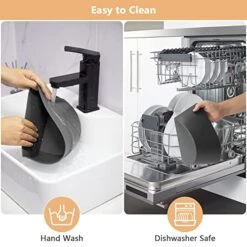 Slow Cooker Liners,Slow Cooker Divider Fit For Crockpot & Hamilton Beach 6QT,Silicone Slow Cooker Divider Insert For 6 Quart Pot,Reusable Slow Cooker Accessories Cooking Liner,BPA Free/Dishwasher Safe -KitchenAid Shop 51m77oC3tNL