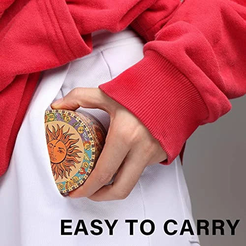 3 Inch Grinder Large Grinder Vintage Boho Grinder Sun And Moon Orange 6 3 Inch Grinder Large Grinder Vintage Boho Grinder Sun And Moon Orange - Image 4