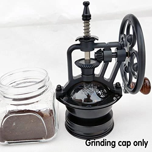 Manual Coffee Grinder,Vintage Style Manual Coffee Bean Grinder,Mason Jar Lid Manual Coffee Grinder,Fits Mason Jar Regular Mouth Size 70mm For Drip Coffee,Espresso,French Press, Black 5 Manual Coffee Grinder,Vintage Style Manual Coffee Bean Grinder,Mason Jar Lid Manual Coffee Grinder,Fits Mason Jar Regular Mouth Size 70mm For Drip Coffee,Espresso,French Press, Black - Image 3