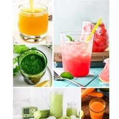 500ML Electric R, R Machines Vegetable And Fruit Extractor Blender Anti-splatter Easy To Clean For (US Plug 110V) -KitchenAid Shop 51mfUkKdZoL