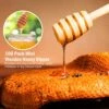 100 Pack Mini 3 Inch Portable Wooden Honey Dipper Sticks For Honey Jar Dispense Drizzle Honey, Wedding Party Favors -KitchenAid Shop 51mj8tBG61L
