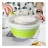 HEIMP Dryer 4L Salad Spinner Fruits And Vegetables Dryer Quick Dry Design Off And Drain Lettuce With Ease For Tastier Salads And Faster Food Prep Kitchen Slicer
